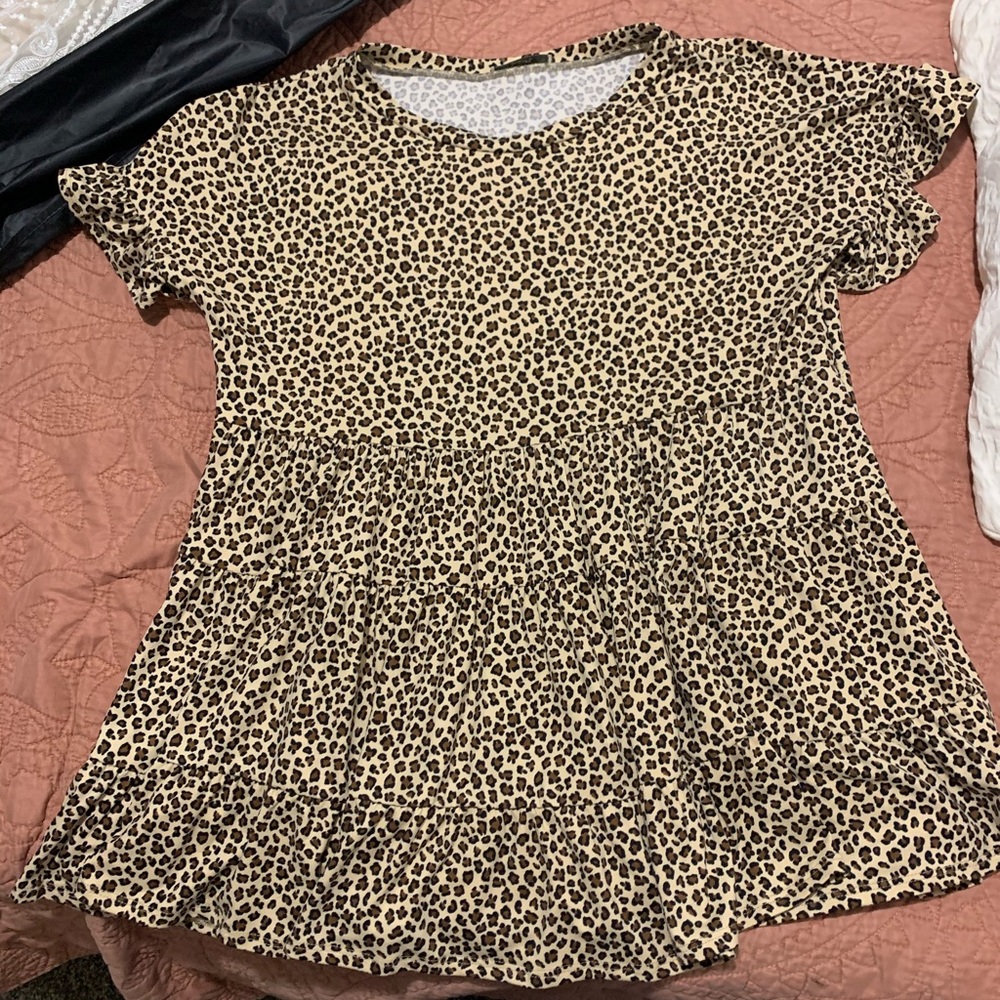 Baby doll cheetah shirt